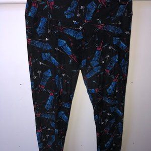 LuLaRoe full length Patriotic firecracker leggings